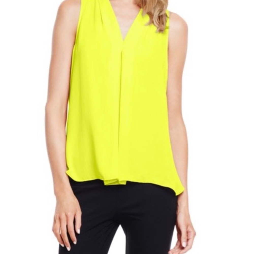 Vince Camuto Neon Sheer Top ✨NWOT✨
